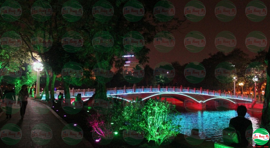 Hệ thống chiếu sáng công viên Thống Nhất